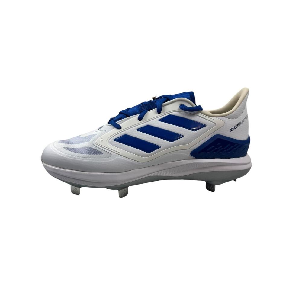 adidas Women's Adizero Purehustle 3 Elite Sneaker, White/Team Royal Blue/Silver